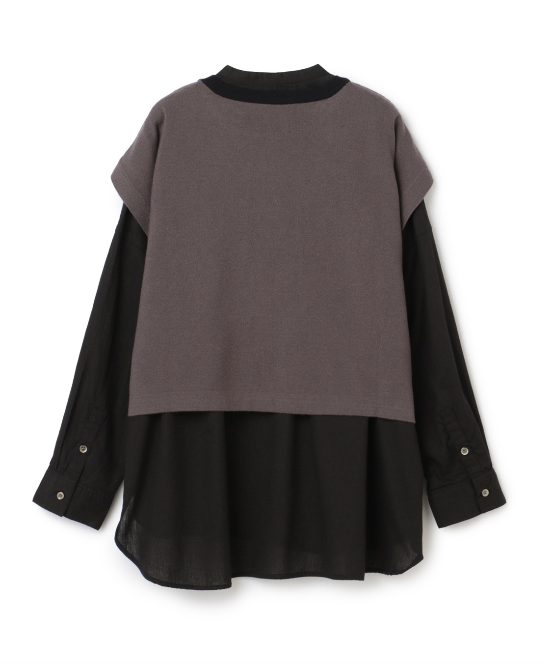 ATS ラウンドネックニット&シャツセット_sub_1