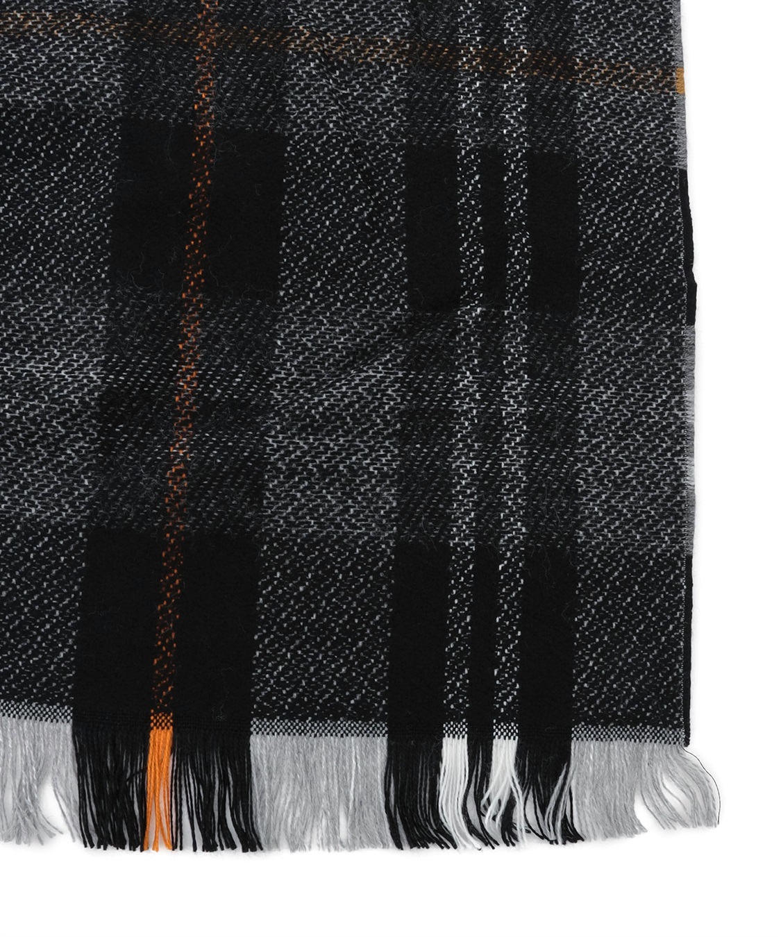 ATSURO TAYAMA チェック柄シャーリングストール_sub_1