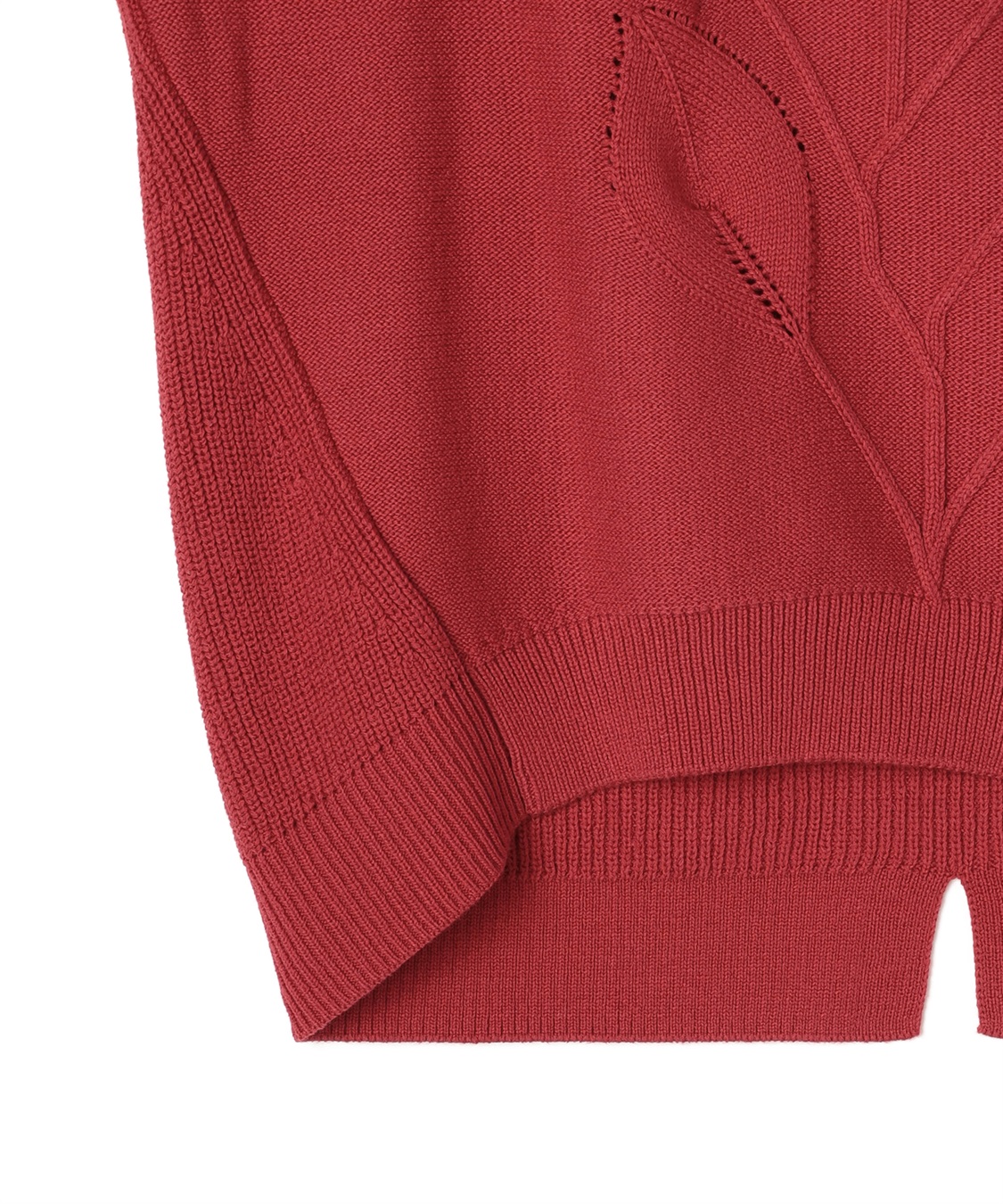 ATSURO TAYAMA リーフモチーフニットトップス_sub_4