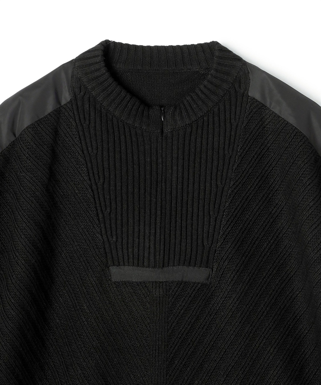 ATSURO TAYAMA 異素材ミックスウールポンチョ_sub_2