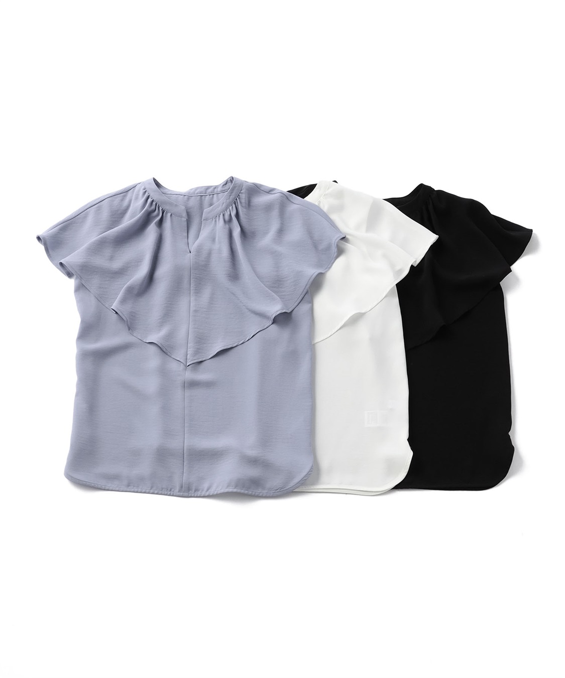 ATSURO TAYAMA フリル付きプルオーバーブラウス_sub_3