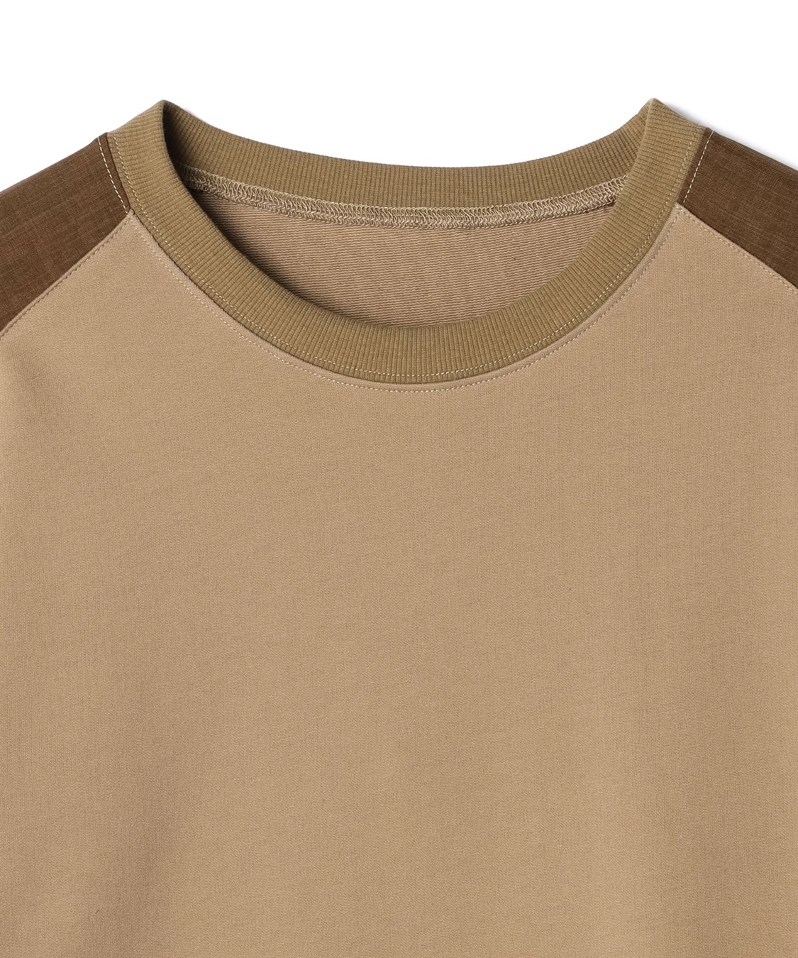 ATSURO TAYAMA 裾プリーツ付き異素材コンビトップス_sub_5