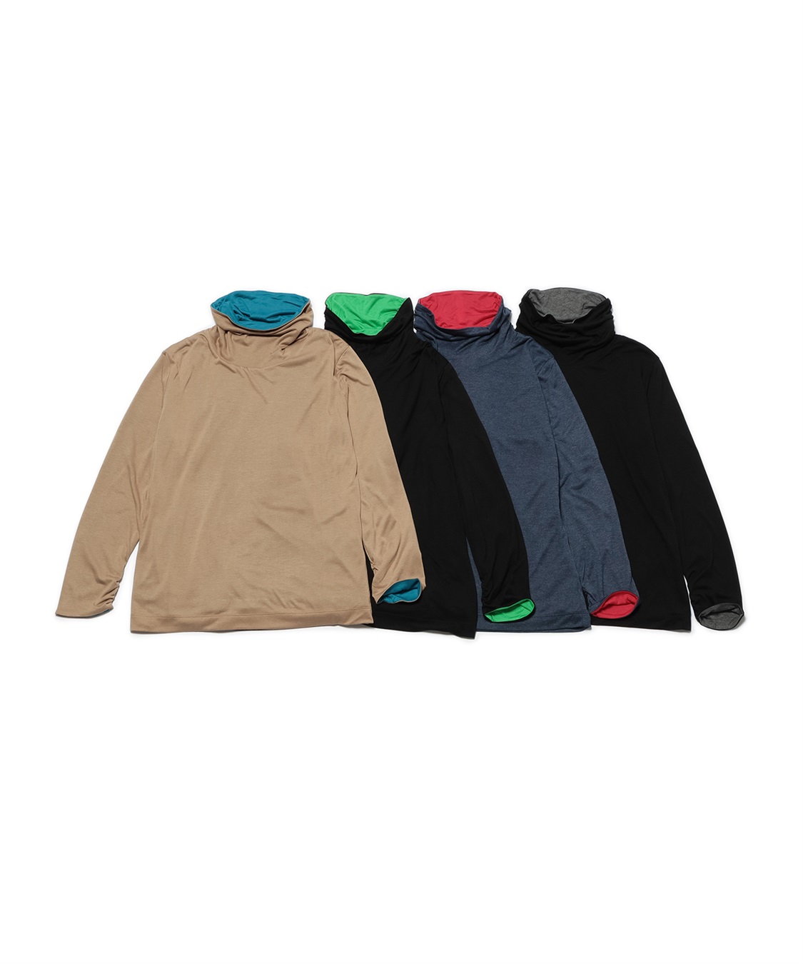 ATSURO TAYAMA 配色リバーシブルタートルプルオーバー_sub_1