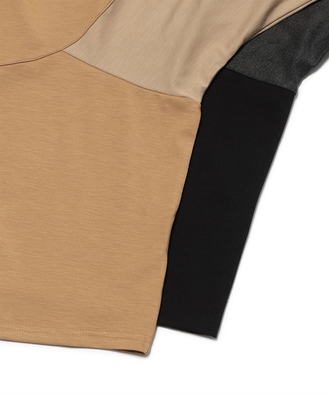 ATSURO TAYAMA 変形配色クルーネックプルオーバー_sub_4