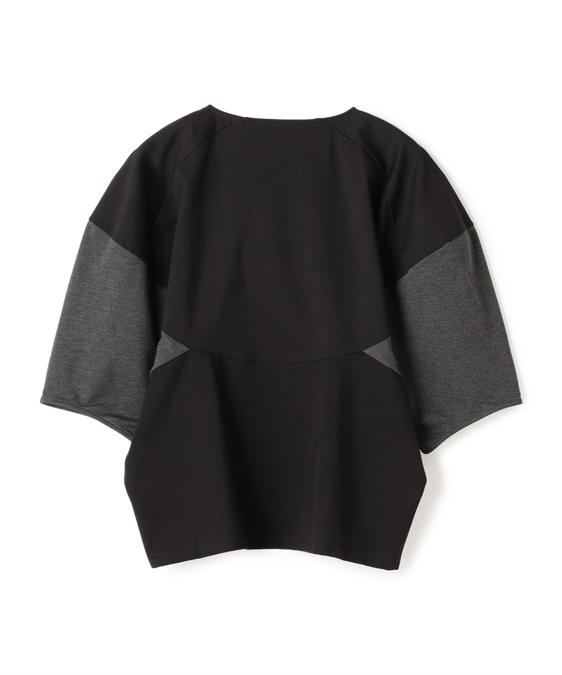 ATSURO TAYAMA 変形配色クルーネックプルオーバー_sub_5