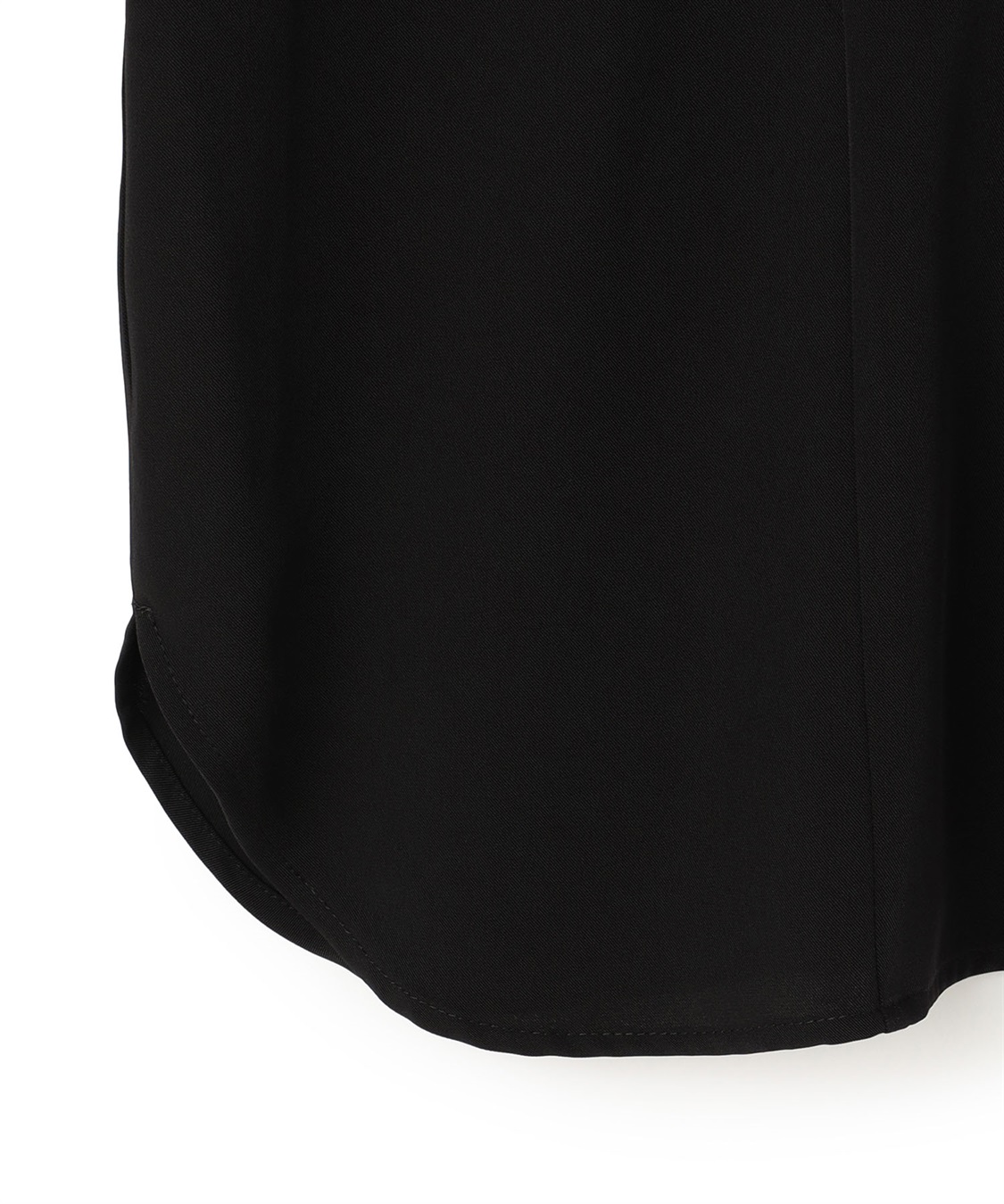 ATSURO TAYAMA ポリエステルギャバジンラッフルブラウス_sub_8