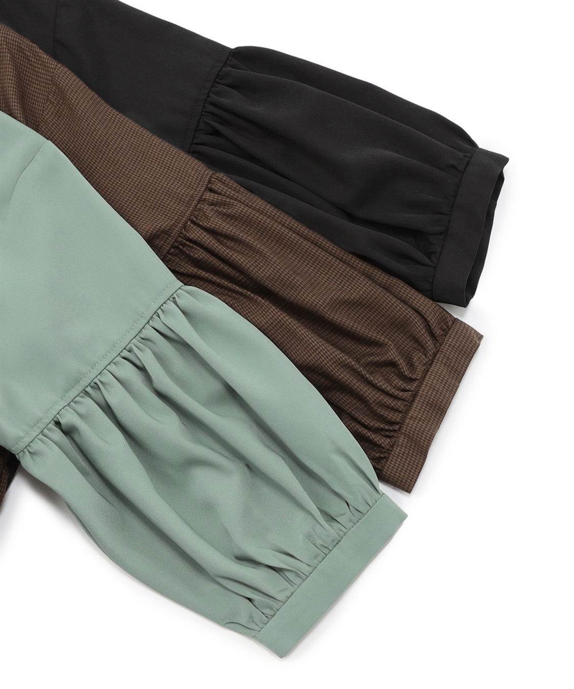 ATSURO TAYAMA 切り替えギャザーチュニックシャツ_sub_2