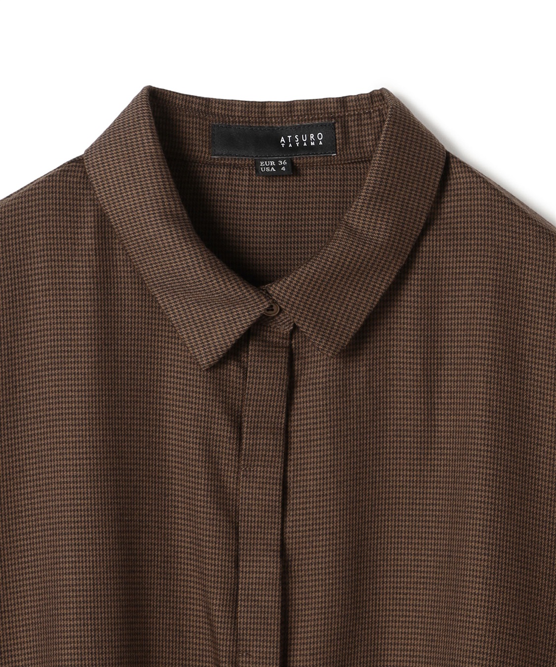 ATSURO TAYAMA 切り替えギャザーチュニックシャツ_sub_6