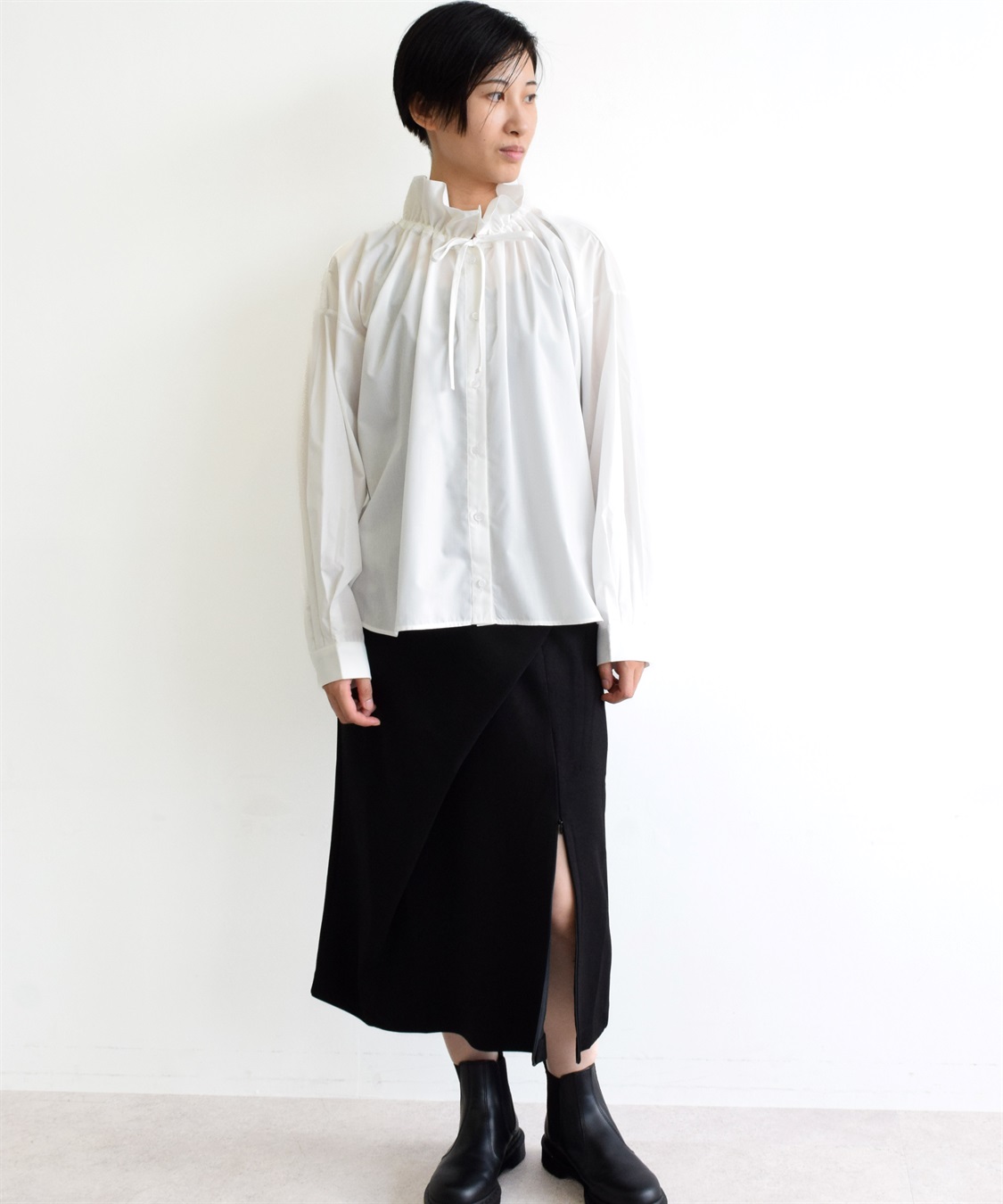 ATSURO TAYAMA 2wayブロードフリルネックブラウス_sub_7