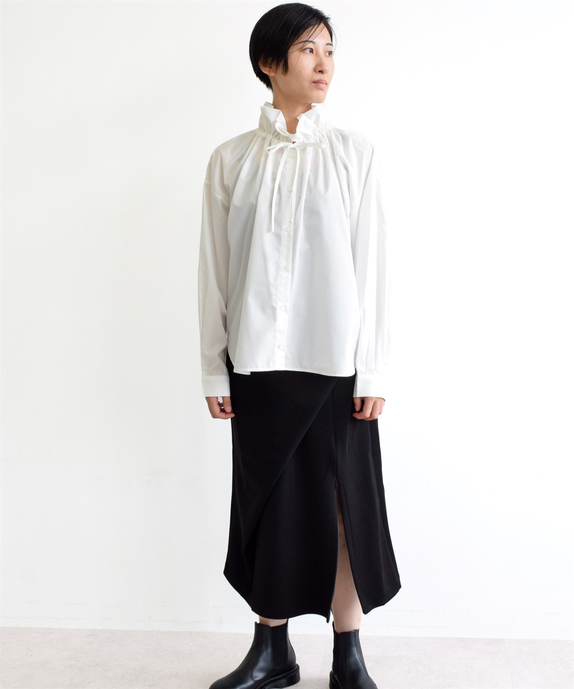 ATSURO TAYAMA 2wayブロードフリルネックブラウス_sub_8