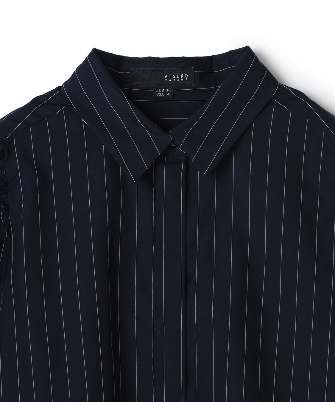 ATSURO TAYAMA ボリューム袖ストライプシャツ_sub_2