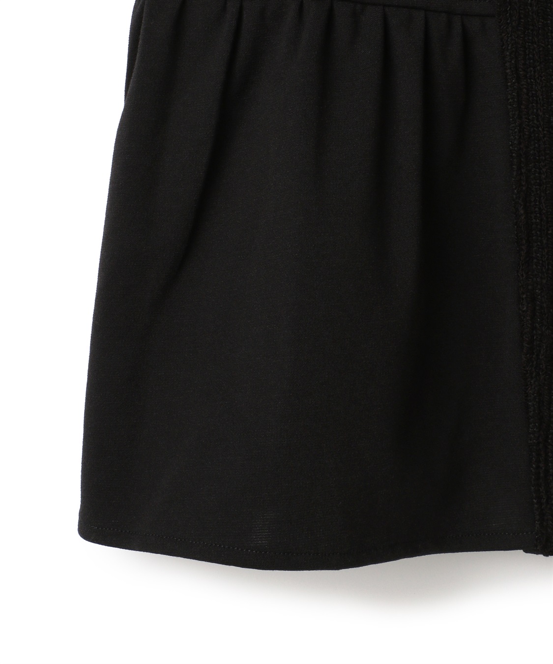 ATSURO TAYAMA 異素材切り替えペプラムカーデ_sub_4