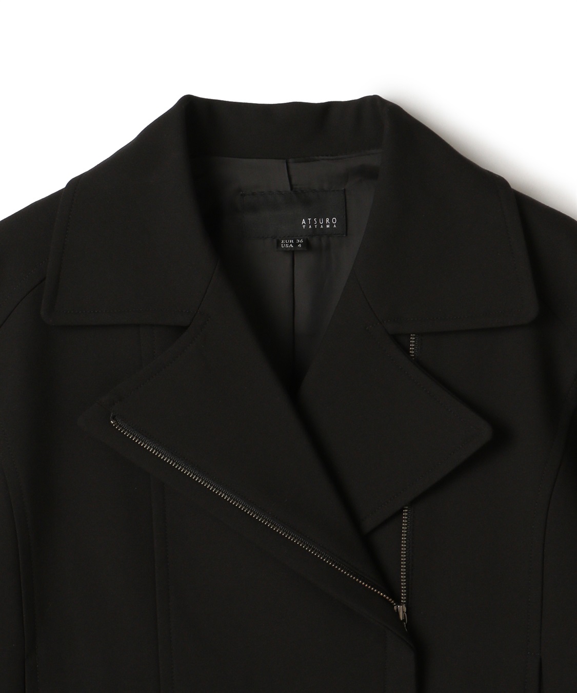 ATSURO TAYAMA ペプラム付きライダースジャケット_sub_2