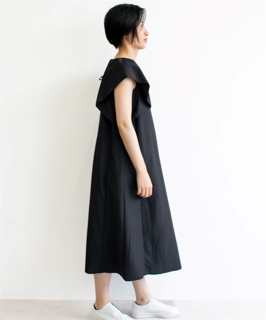 フリル袖ロング丈ワンピース ATSURO TAYAMA｜クロスプラス公式
