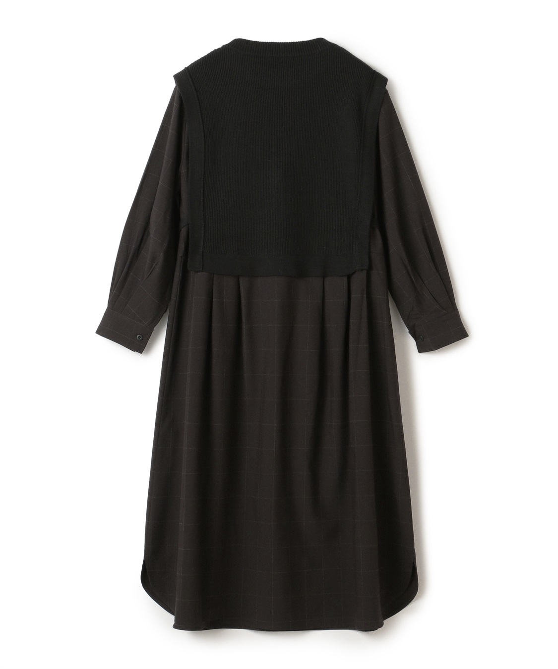 異素材ドッキングワンピース ATSURO TAYAMA｜クロスプラス公式通販サイト 