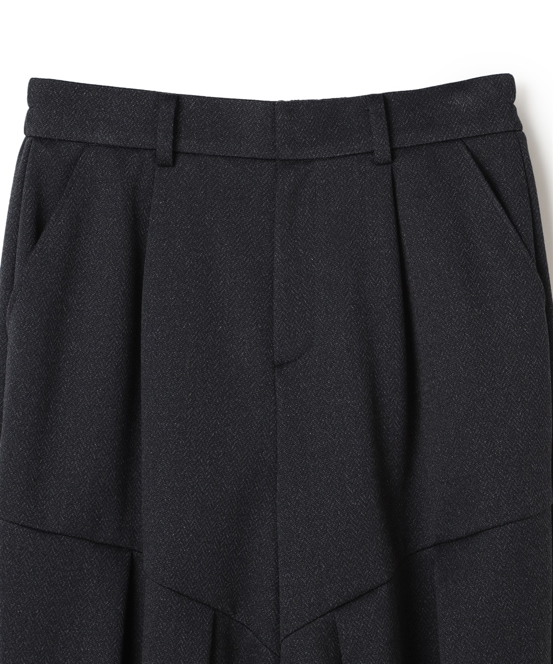 ATSURO TAYAMA ヘリンボーン柄ジョガーパンツ_sub_2