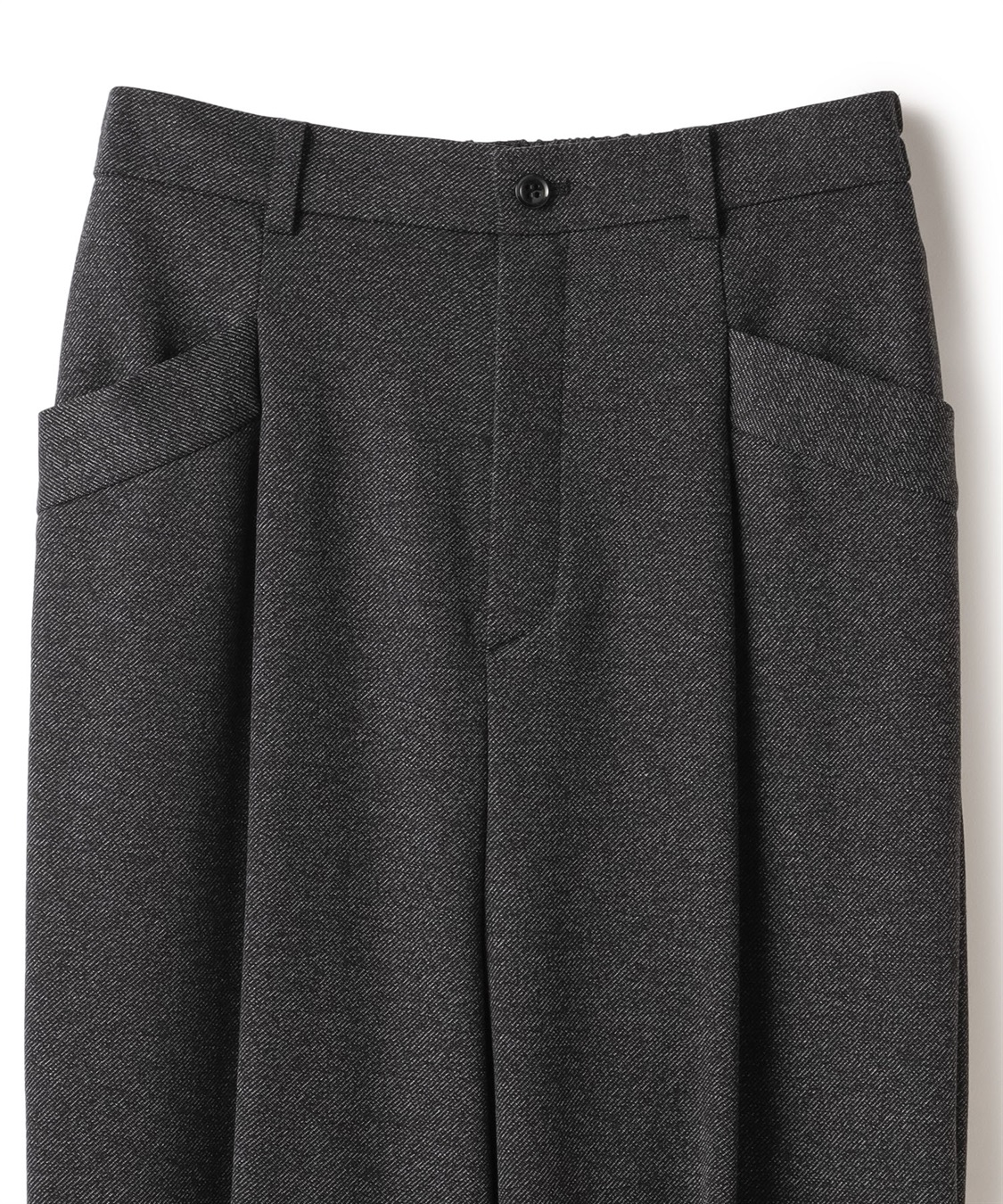 ATSURO TAYAMA 裾切り替えタックパンツ_sub_3