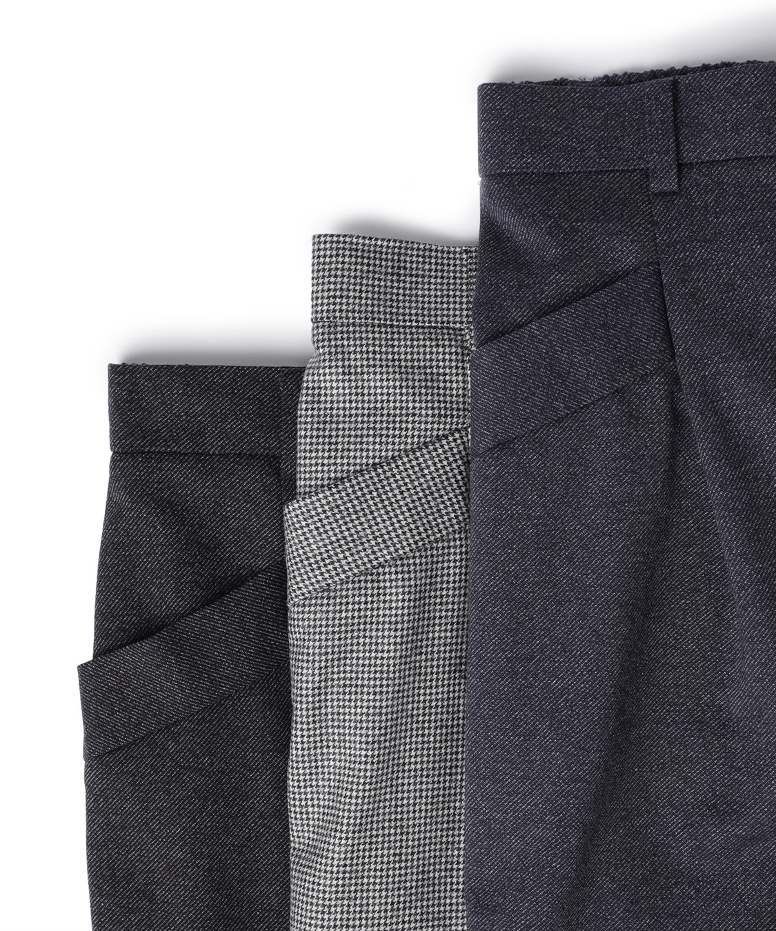 ATSURO TAYAMA 裾切り替えタックパンツ_sub_9