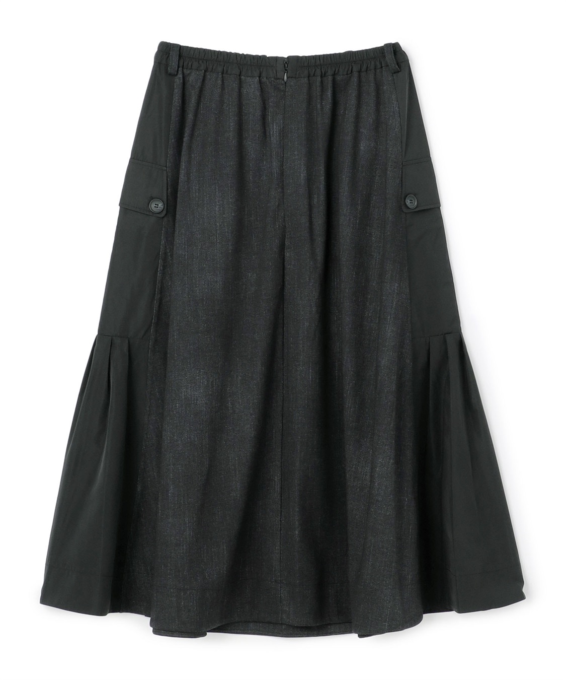 ATSURO TAYAMA ジャージデニム×タフタスカート_sub_1