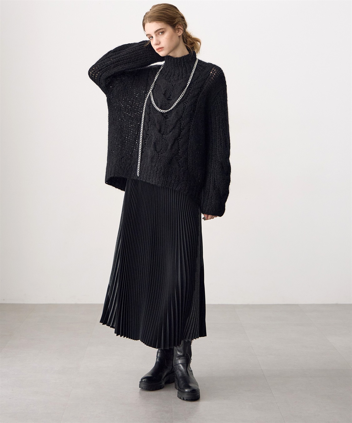 ATSURO TAYAMA ロング丈プリーツスカート_sub_14