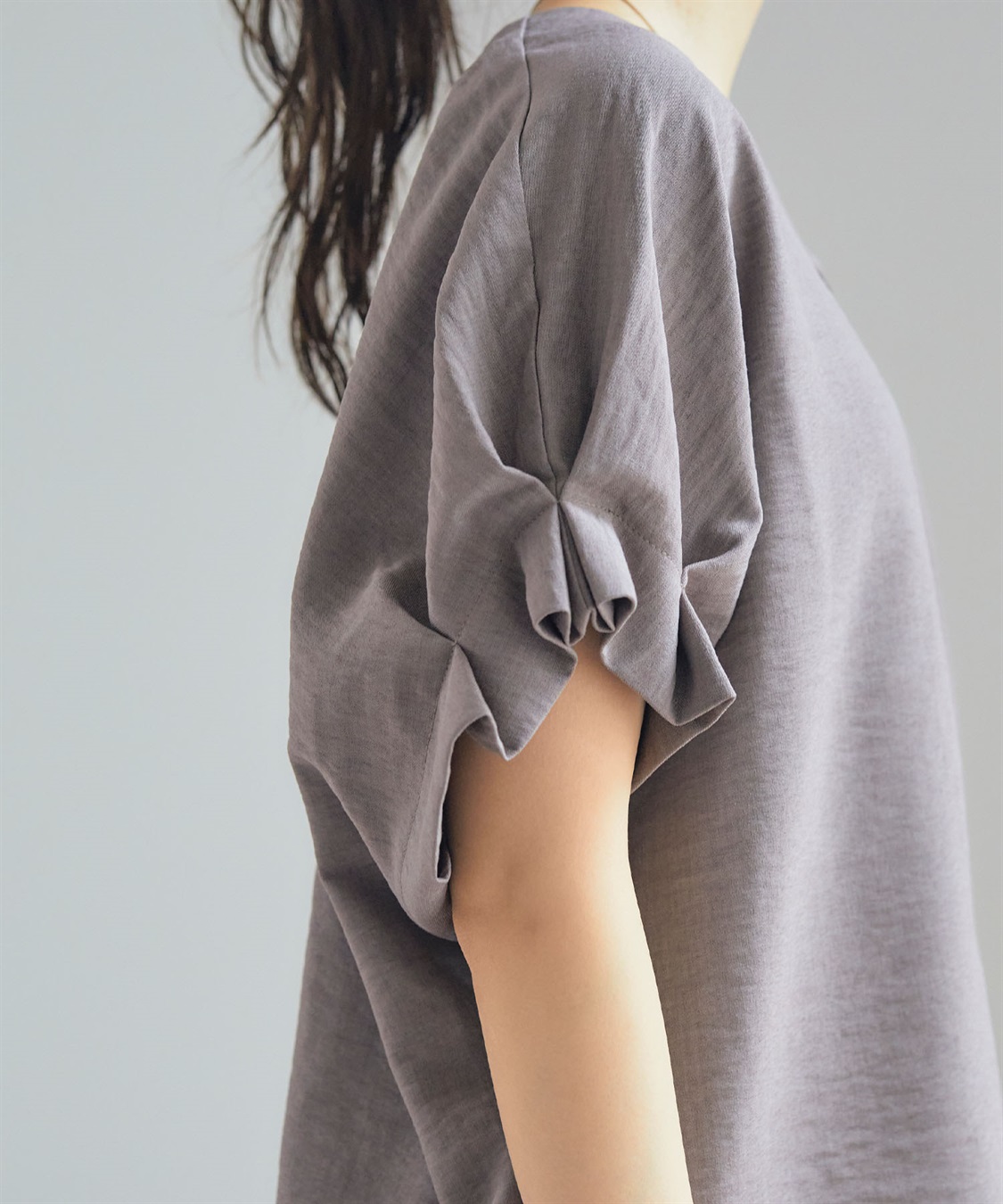 CROSS FUNCTION 《シワになりにくい》サマナチュラ袖ボリュームタックブラウス【CF/クロスファンクション】_sub_26