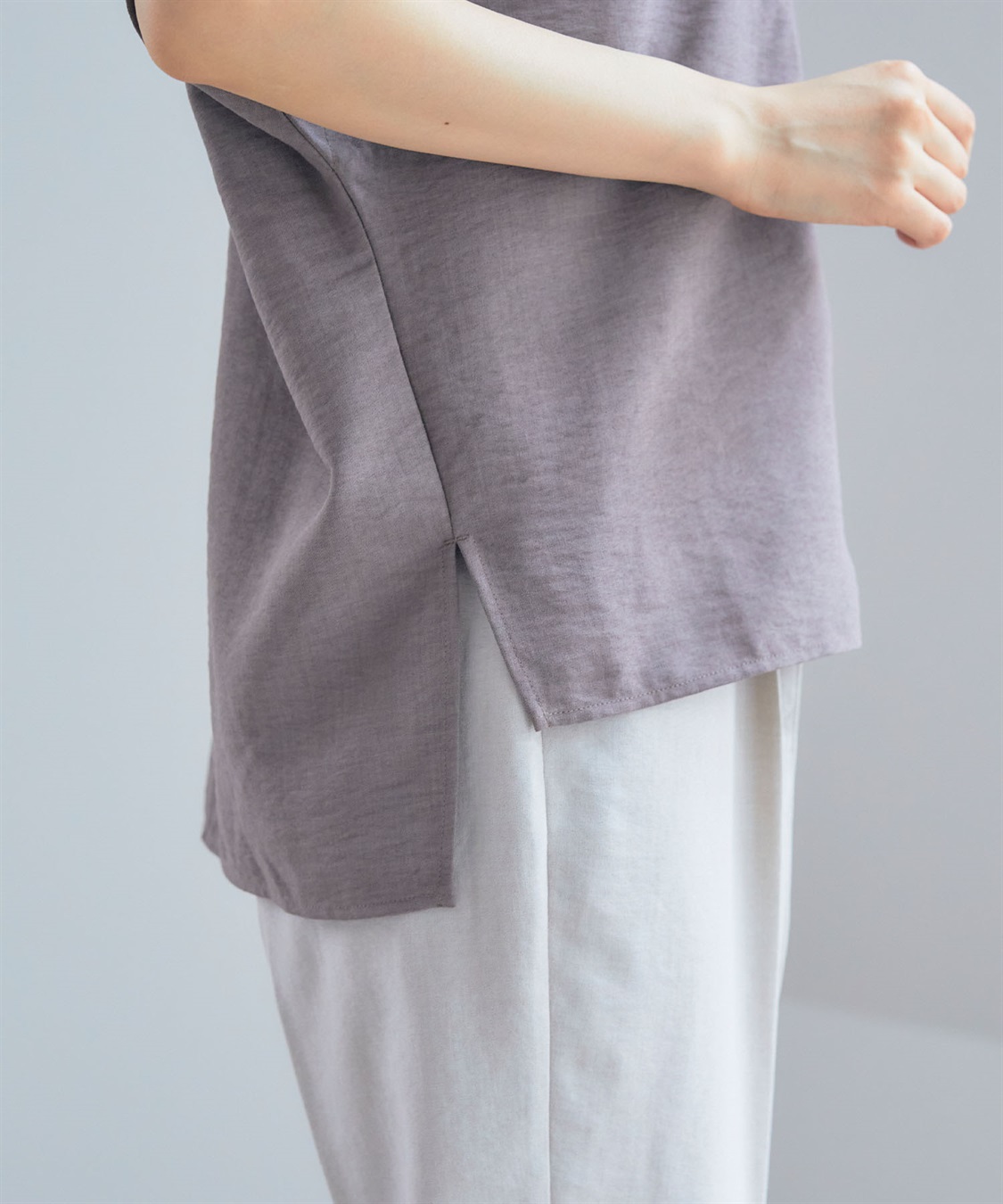 CROSS FUNCTION 《シワになりにくい》サマナチュラ袖ボリュームタックブラウス【CF/クロスファンクション】_sub_27