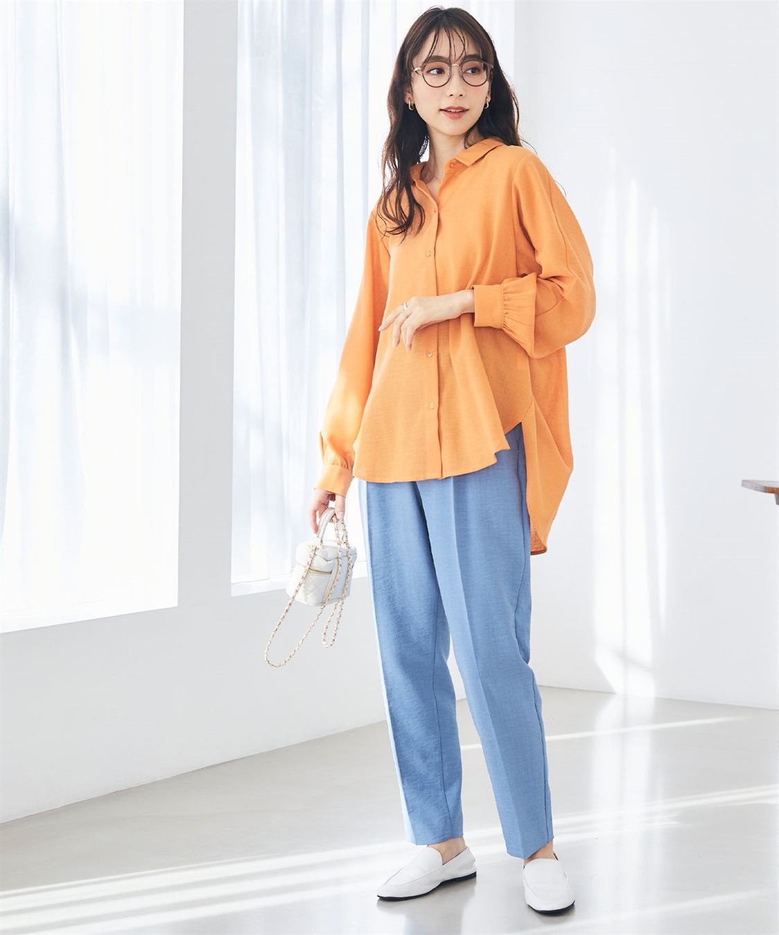 CROSS FUNCTION 【メディア掲載】《UVカット》サマナチュラセンタープレステーパードパンツ【CF/クロスファンクション】_sub_23