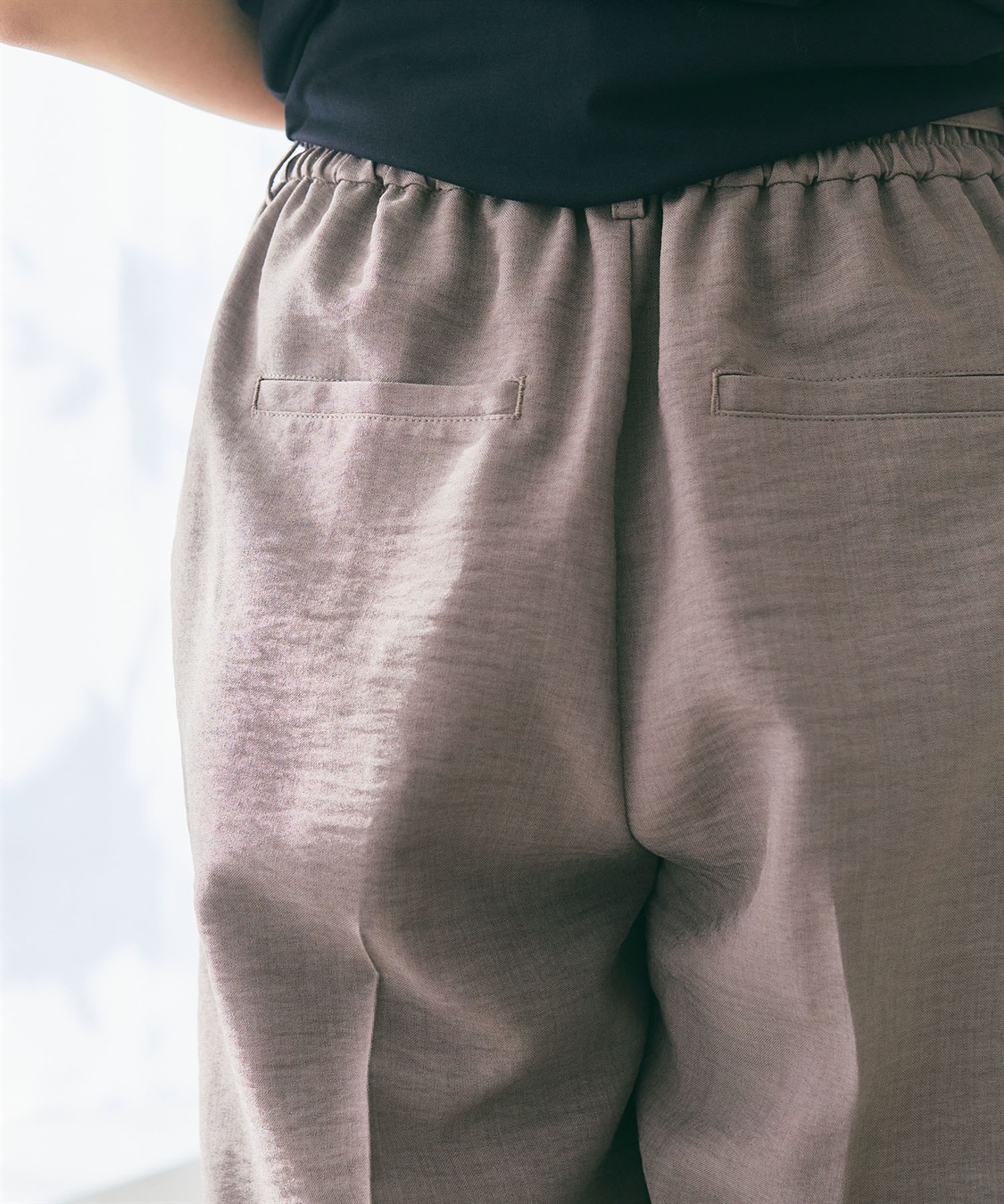 CROSS FUNCTION 【メディア掲載】《UVカット》サマナチュラセンタープレステーパードパンツ【CF/クロスファンクション】_sub_28