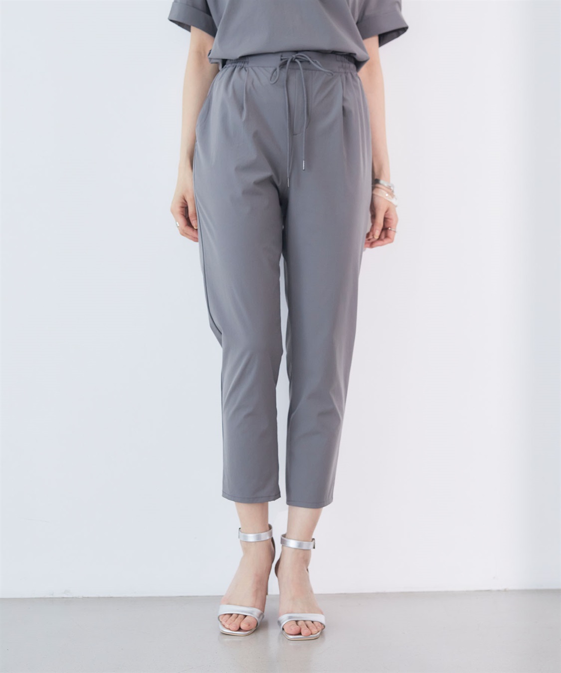 CROSS FUNCTION 《撥水》ハジクションタックイージーテーパードパンツ【CF/クロスファンクション】_sub_1