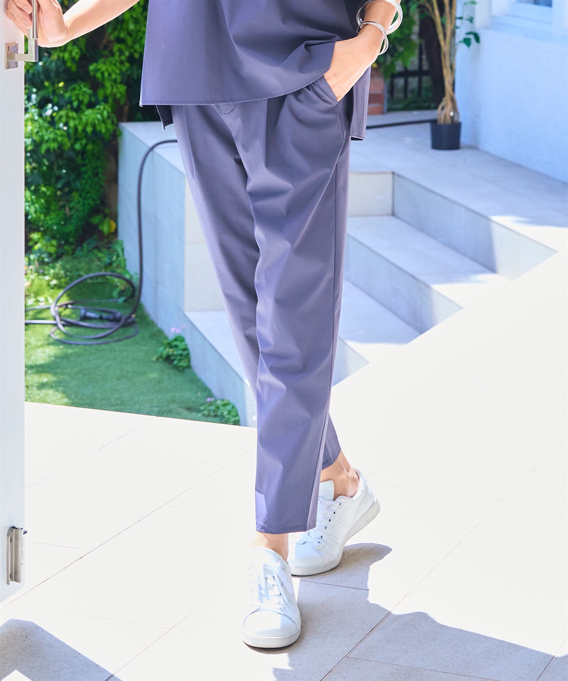 CROSS FUNCTION 《撥水》ハジクションタックイージーテーパードパンツ【CF/クロスファンクション】_sub_3