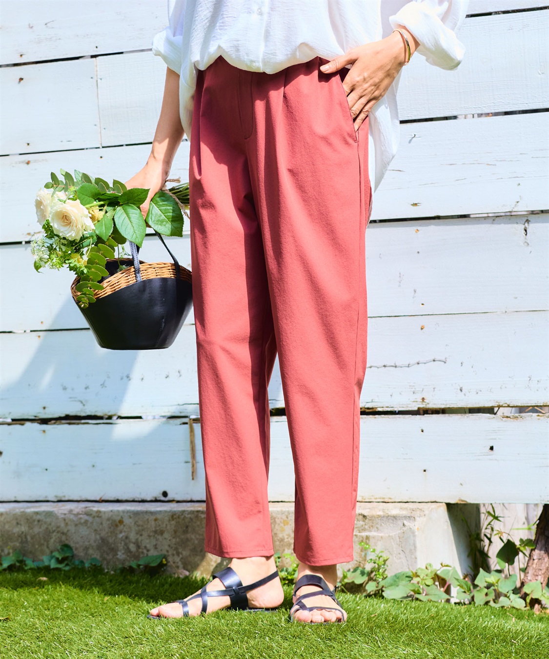 CROSS FUNCTION 《撥水》ハジクションタックイージーテーパードパンツ【CF/クロスファンクション】_sub_5