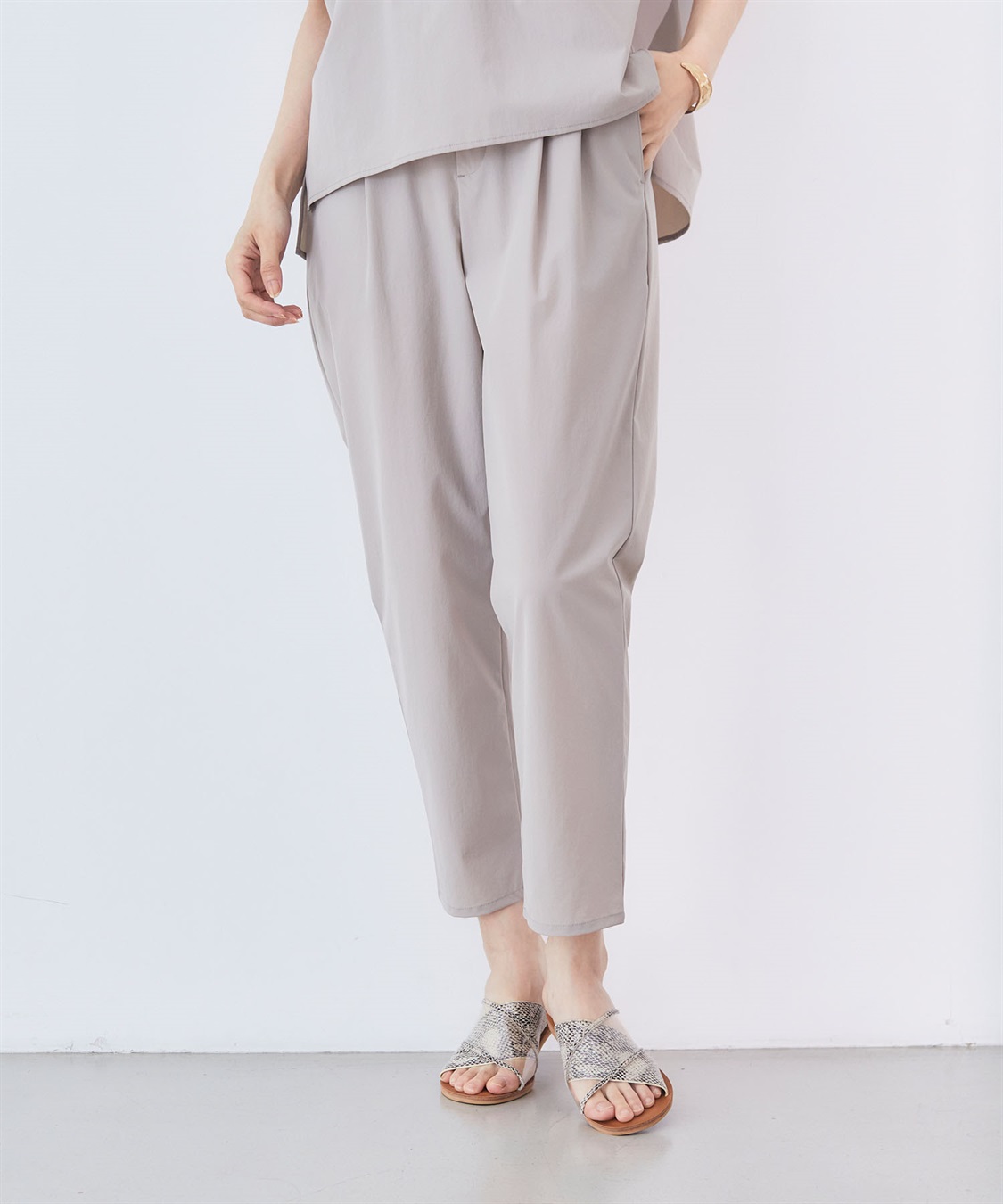 CROSS FUNCTION 《撥水》ハジクションタックイージーテーパードパンツ【CF/クロスファンクション】_sub_8