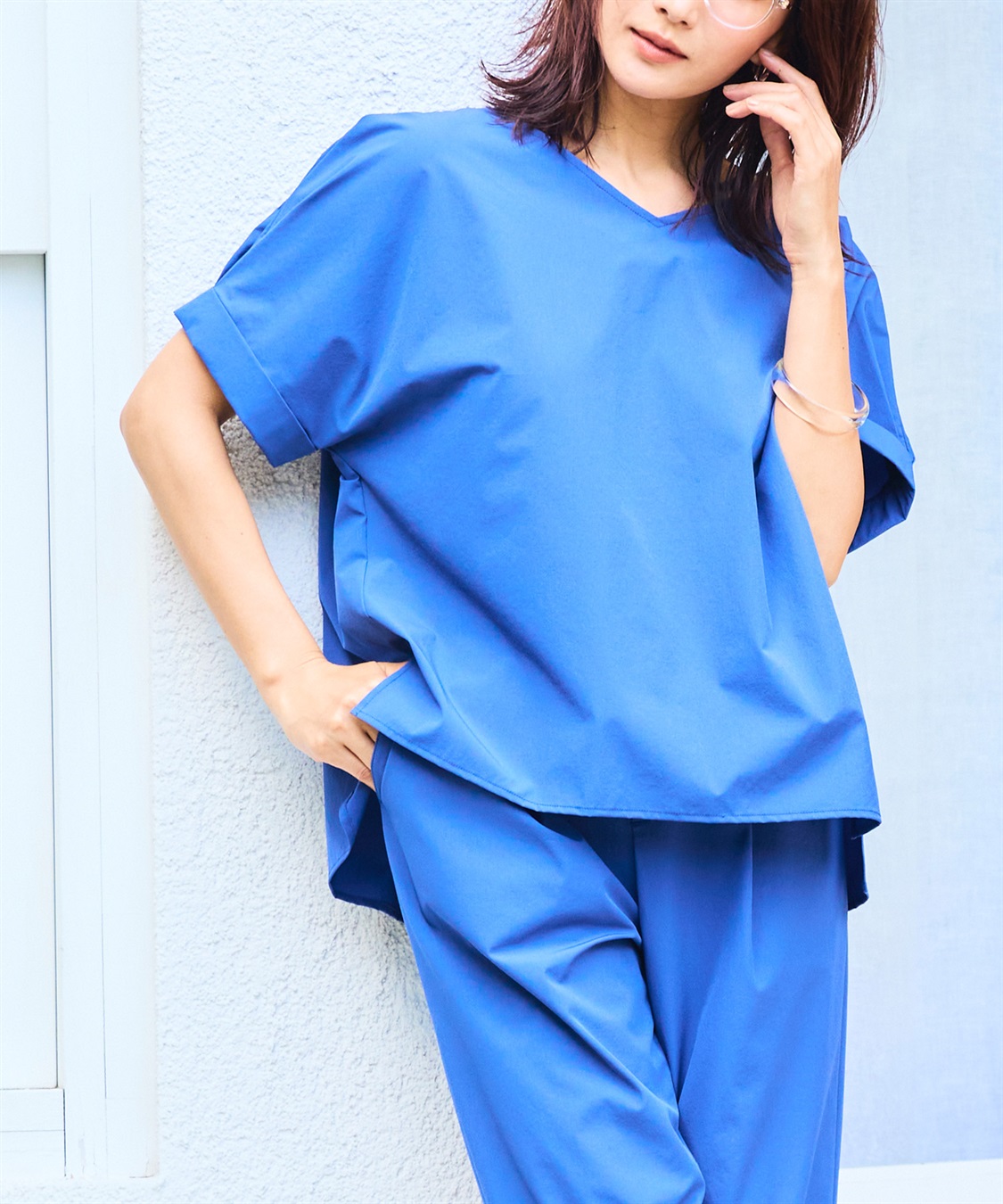 CROSS FUNCTION 《撥水》ハジクション袖タックブラウス【CF/クロスファンクション】_sub_6