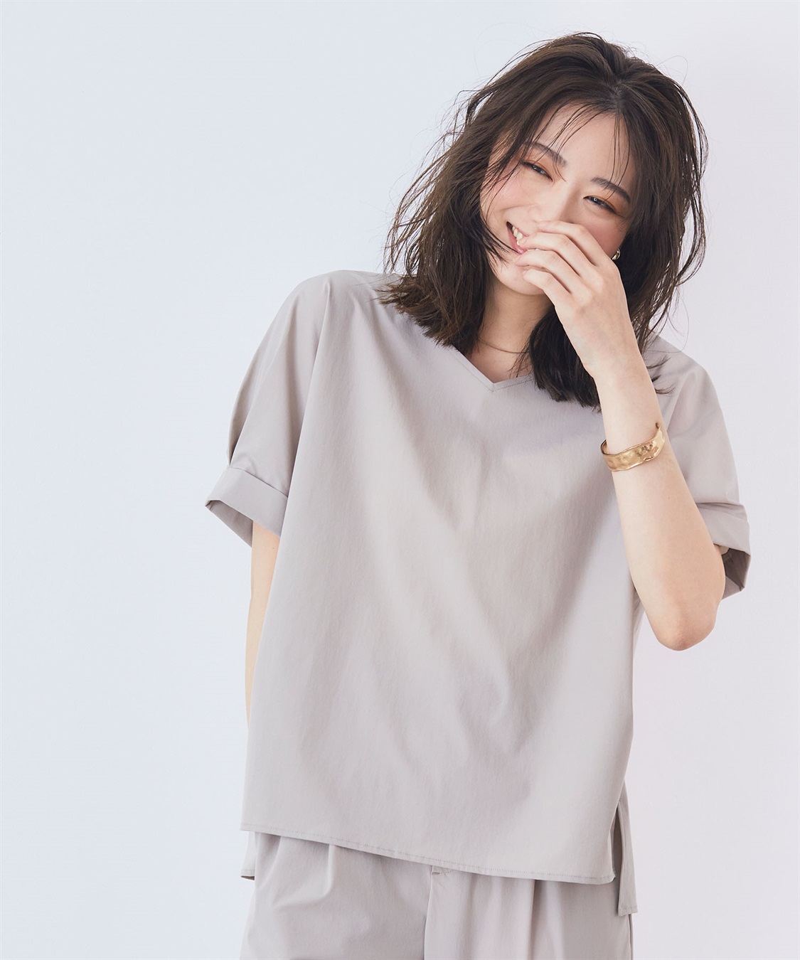 CROSS FUNCTION 《撥水》ハジクション袖タックブラウス【CF/クロスファンクション】_sub_7