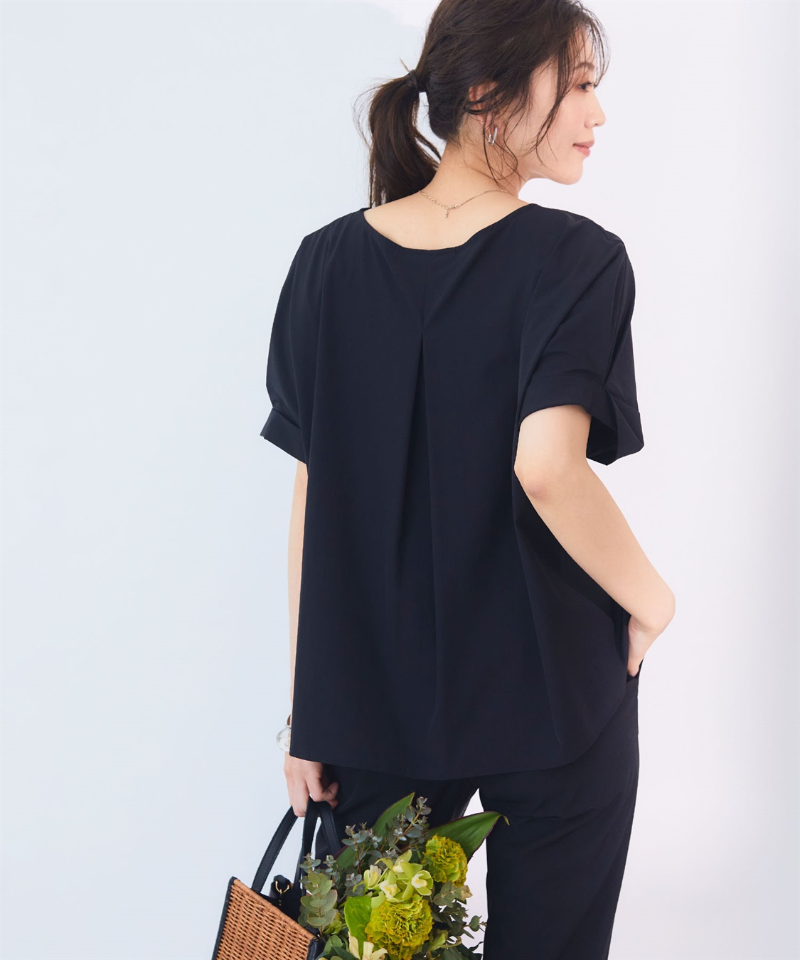 CROSS FUNCTION 《撥水》ハジクション袖タックブラウス【CF/クロスファンクション】_sub_18