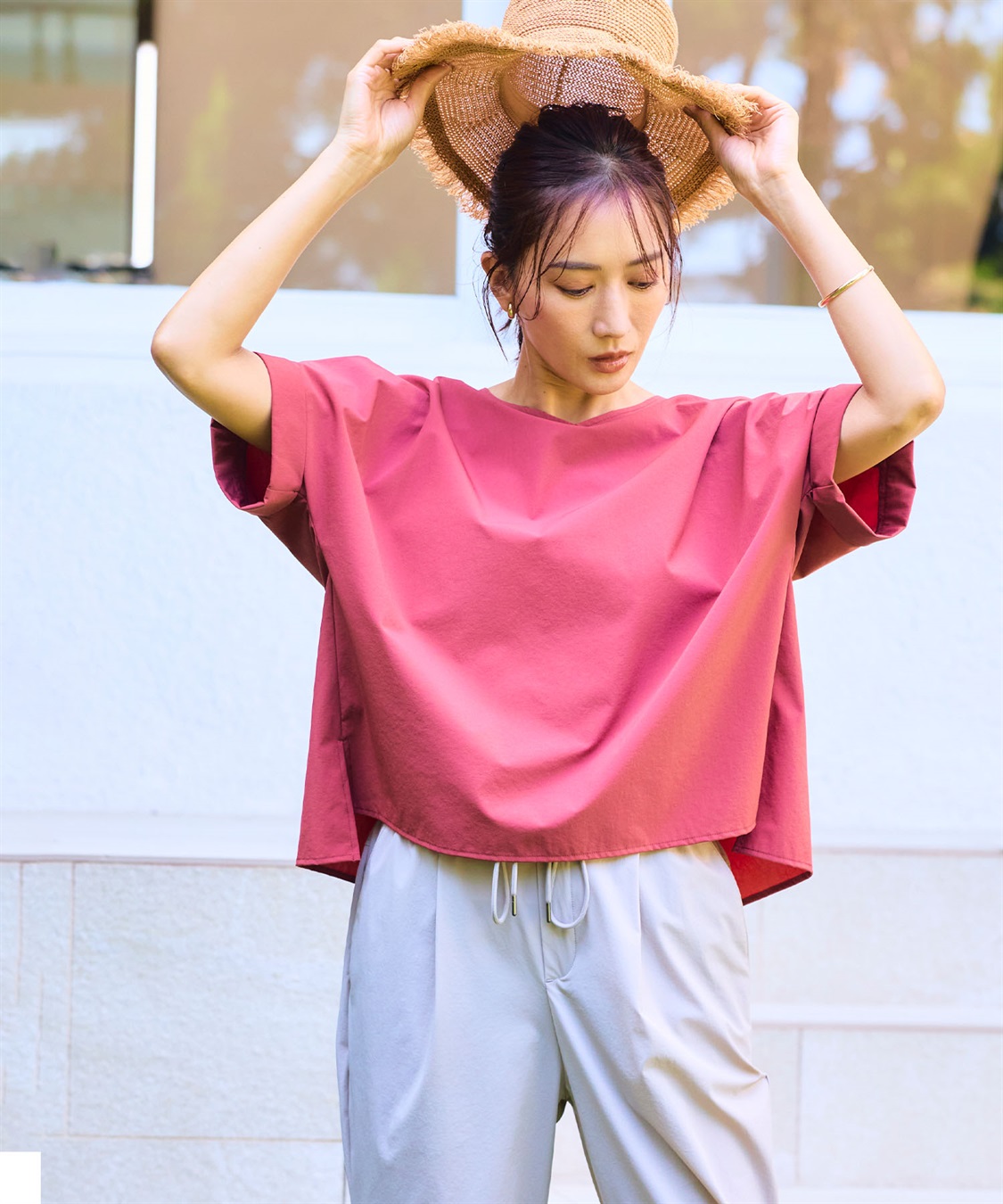 CROSS FUNCTION 《撥水》ハジクション袖タックブラウス【CF/クロスファンクション】_sub_20