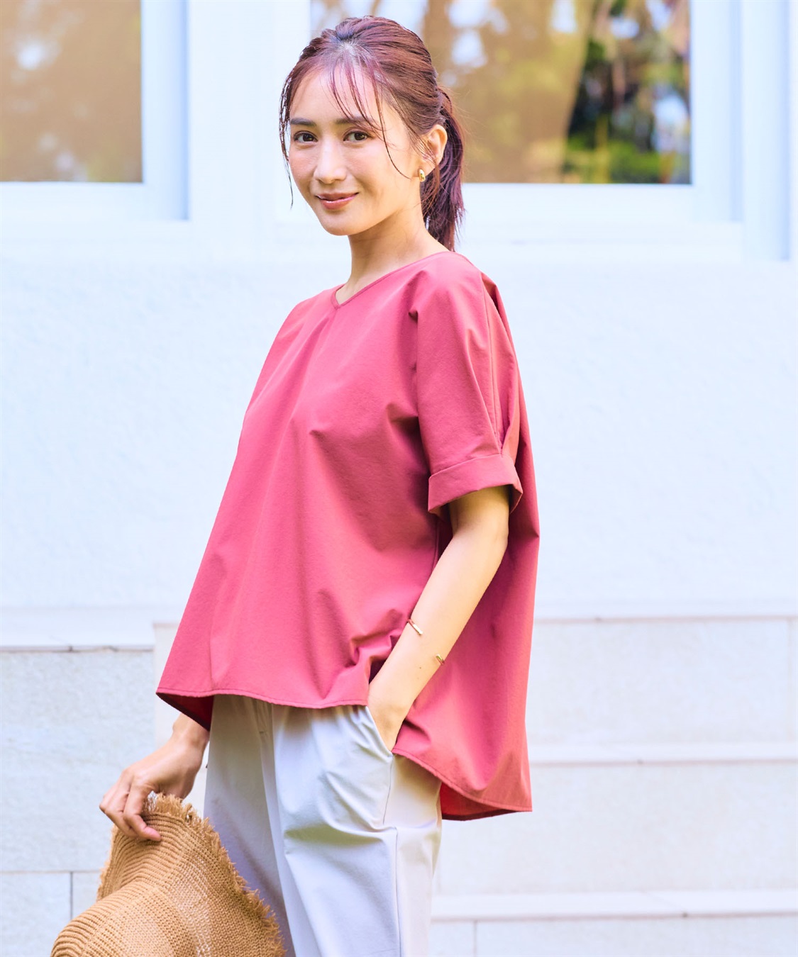 CROSS FUNCTION 《撥水》ハジクション袖タックブラウス【CF/クロスファンクション】_sub_21