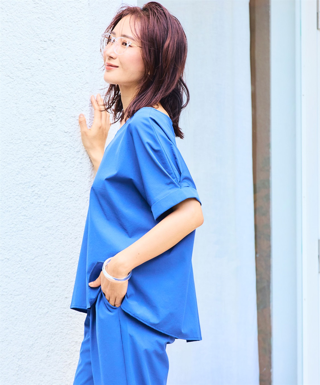 CROSS FUNCTION 《撥水》ハジクション袖タックブラウス【CF/クロスファンクション】_sub_22