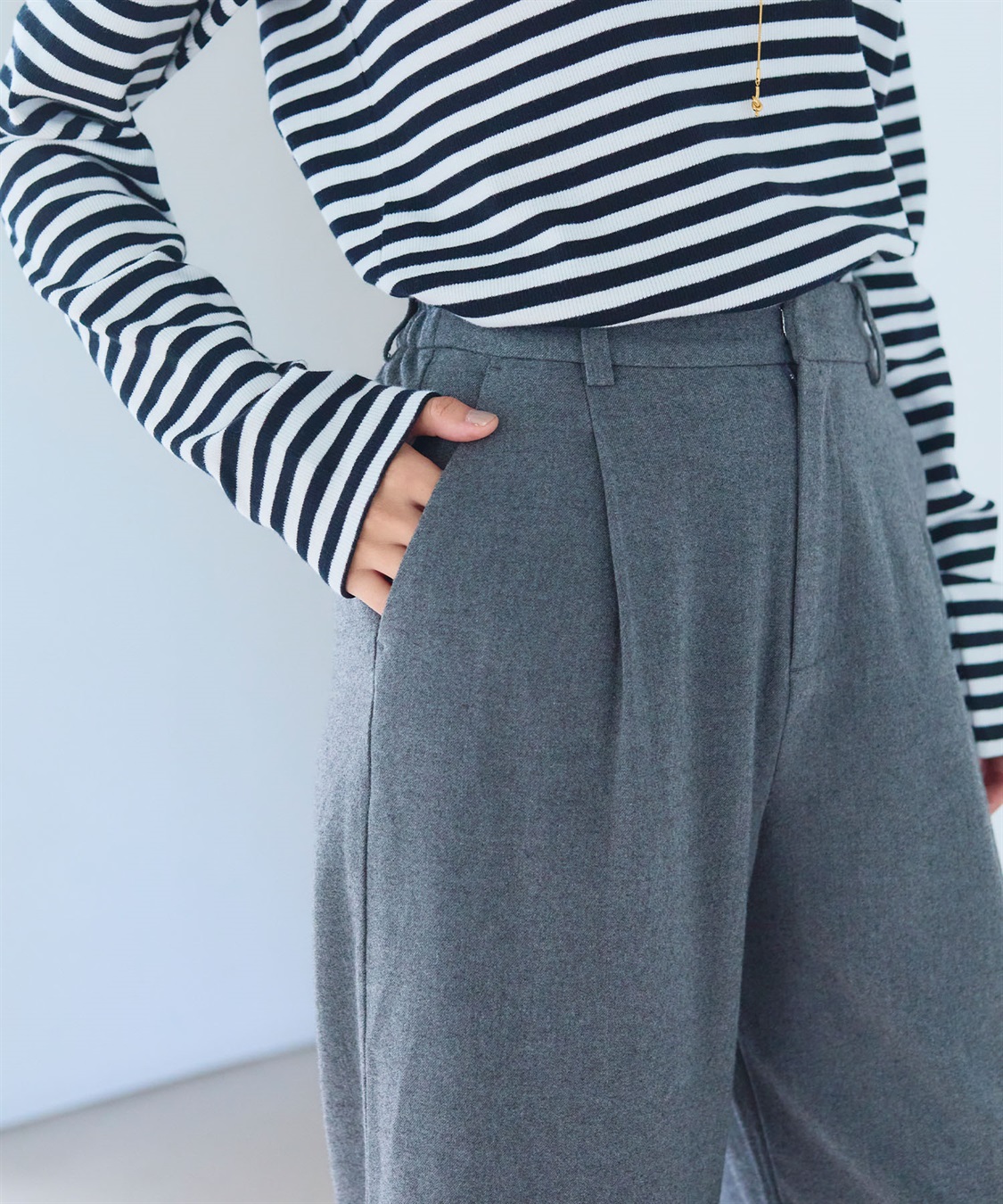 CROSS FUNCTION 《ストレッチ》エブ楽 ウールライクタックワイドパンツ【CF/クロスファンクション】_sub_12