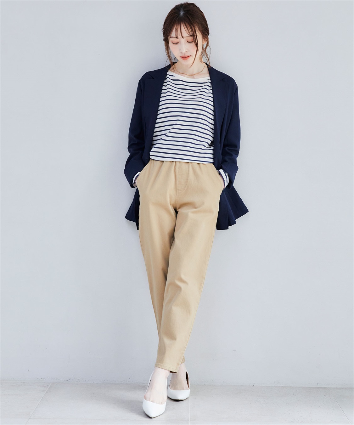 CROSS FUNCTION 《ストレッチ》エブ楽ストレッチイージーカーブパンツ【CF/クロスファンクション】_sub_7