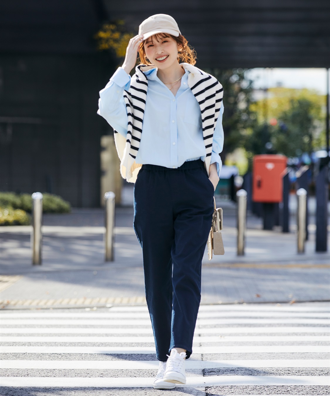 CROSS FUNCTION 《ストレッチ》エブ楽ストレッチイージーカーブパンツ【CF/クロスファンクション】_sub_15