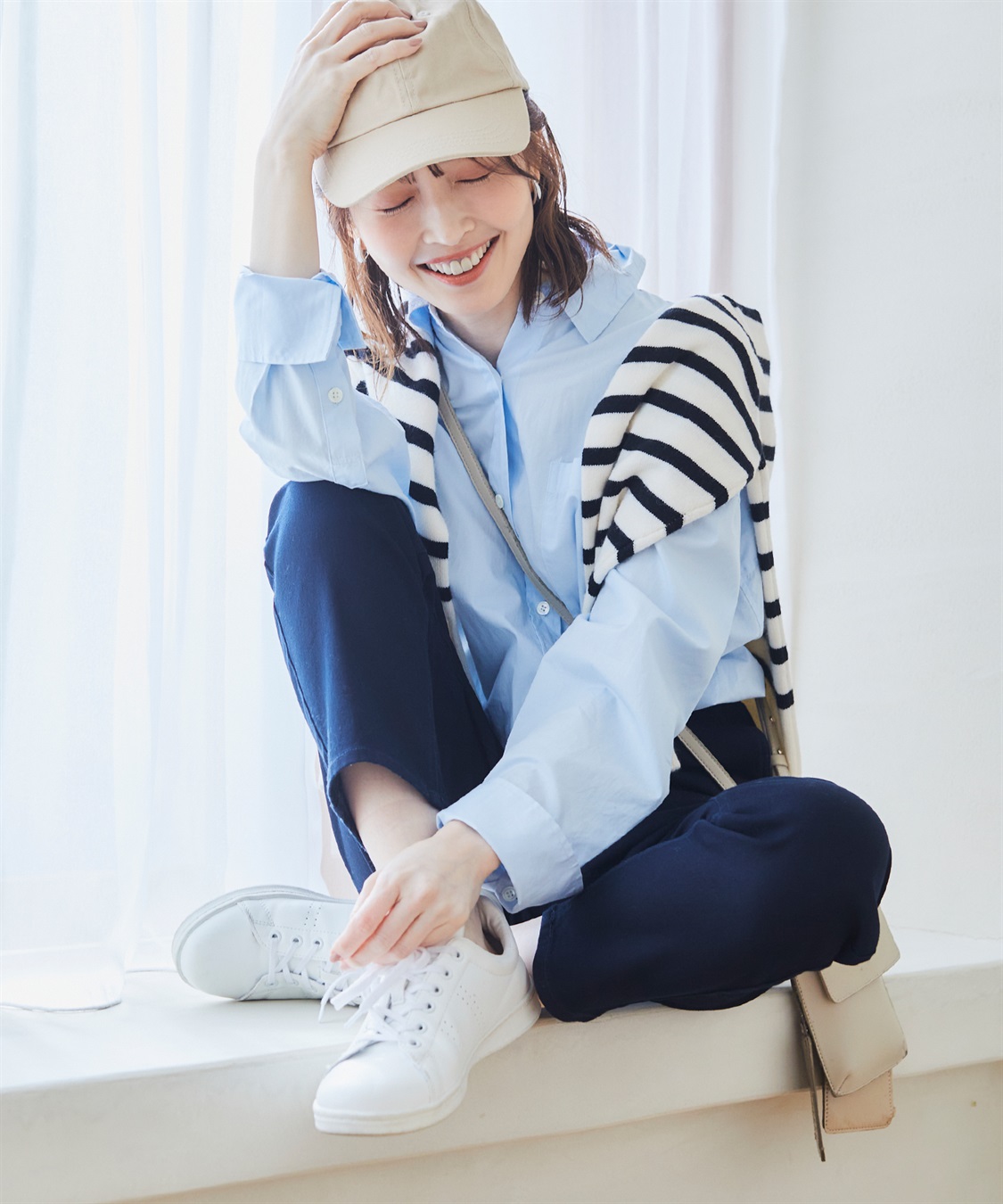 CROSS FUNCTION 《ストレッチ》エブ楽ストレッチイージーカーブパンツ【CF/クロスファンクション】_sub_16