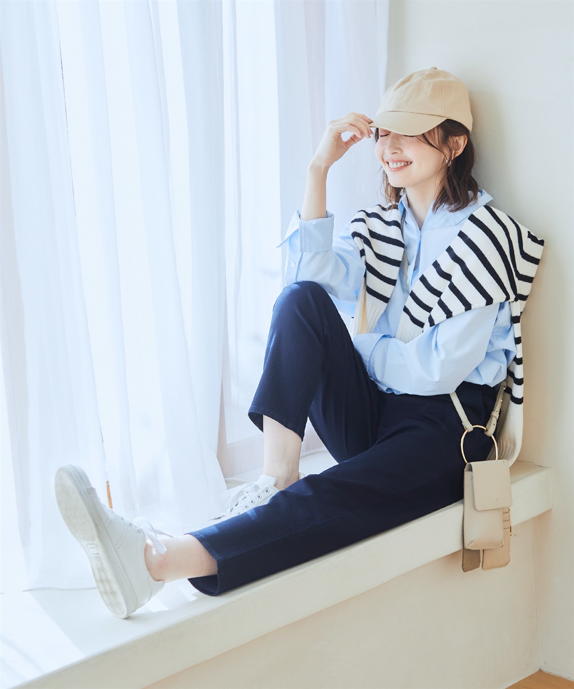 CROSS FUNCTION 《ストレッチ》エブ楽ストレッチイージーカーブパンツ【CF/クロスファンクション】_sub_17