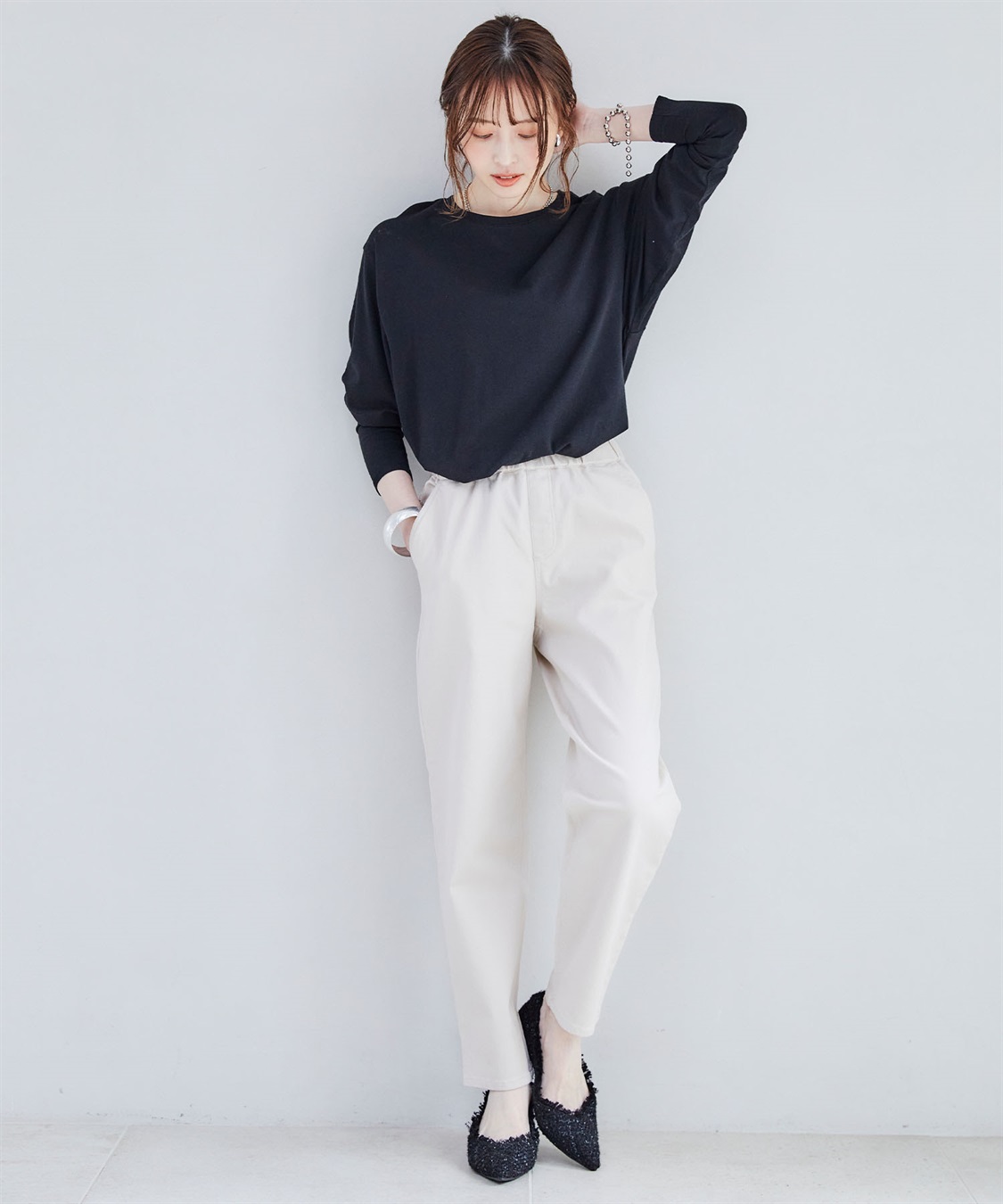 CROSS FUNCTION 《ストレッチ》エブ楽ストレッチイージーカーブパンツ【CF/クロスファンクション】_sub_18