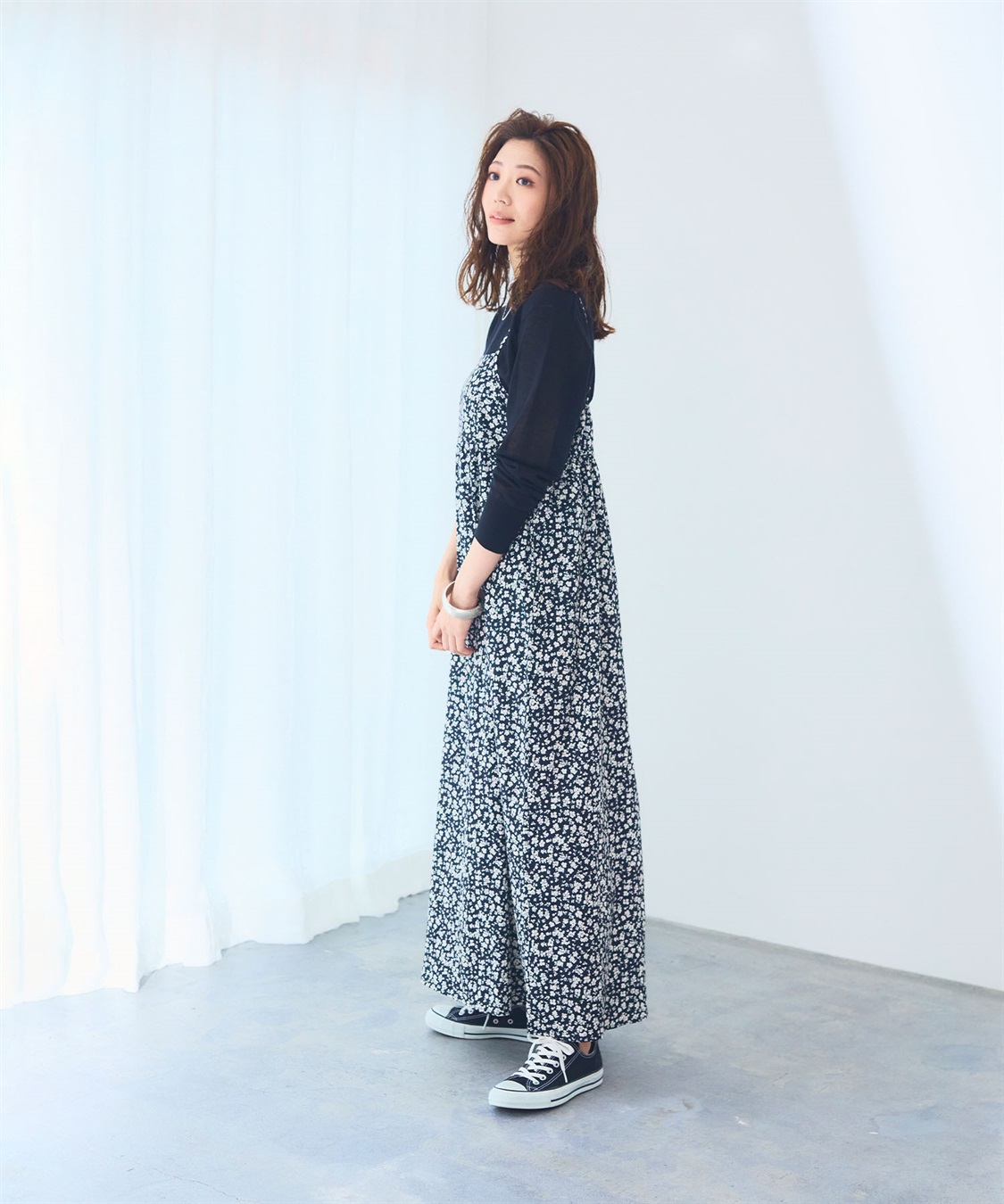 CROSS FUNCTION 《洗える》エブ楽 プリントキャミソールワンピース【CF/クロスファンクション】_sub_15