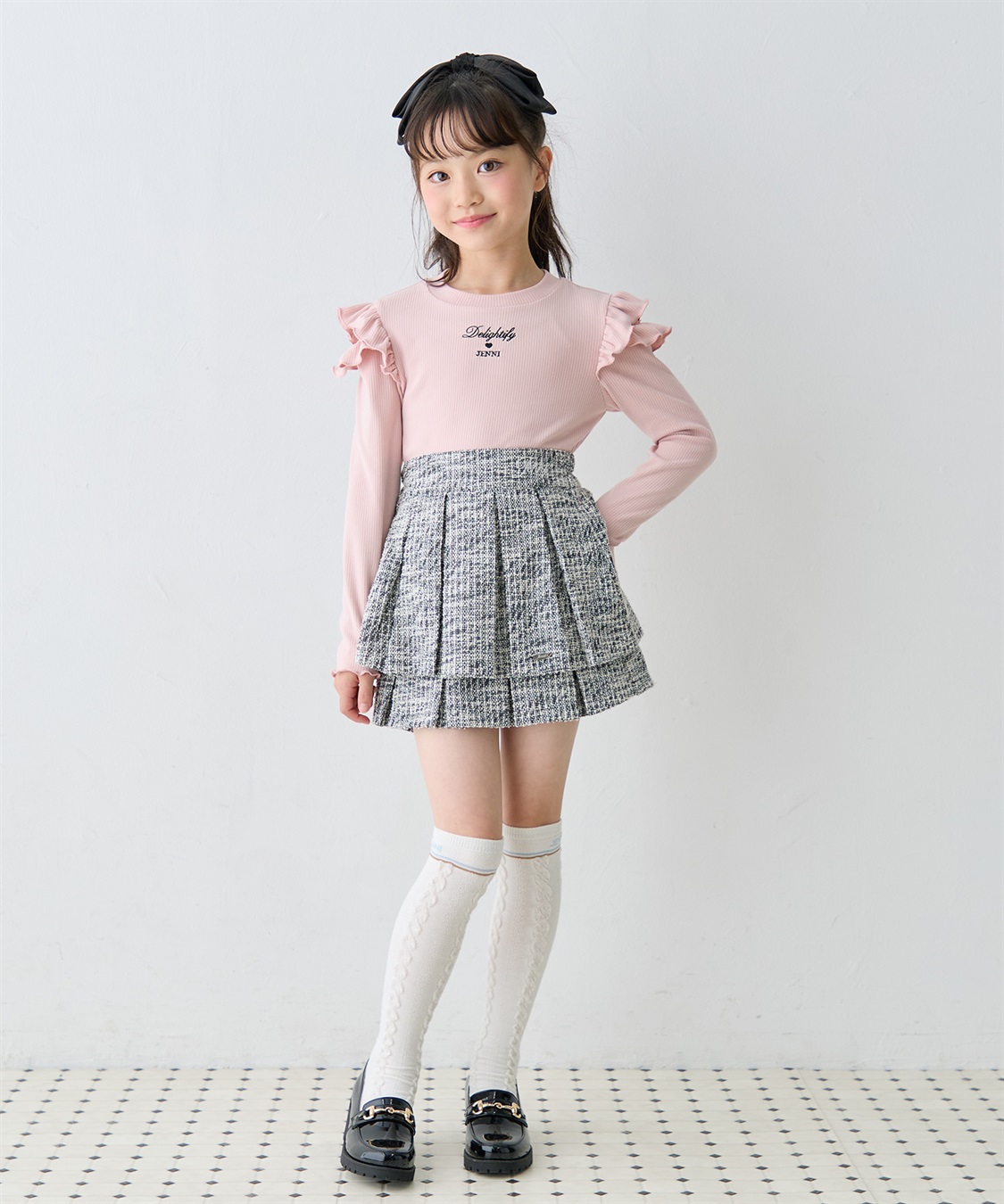 JENNI 【JENNI/ジェニィ】肩あきリブTシャツ_sub_16