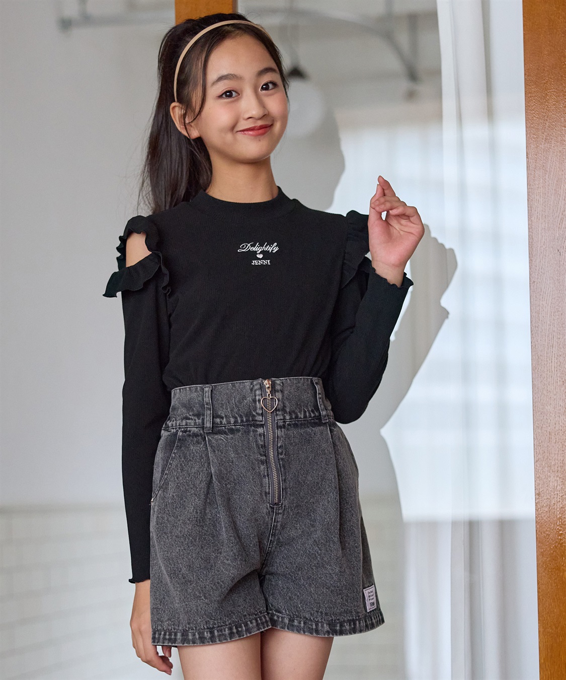 JENNI 【JENNI/ジェニィ】肩あきリブTシャツ_sub_18