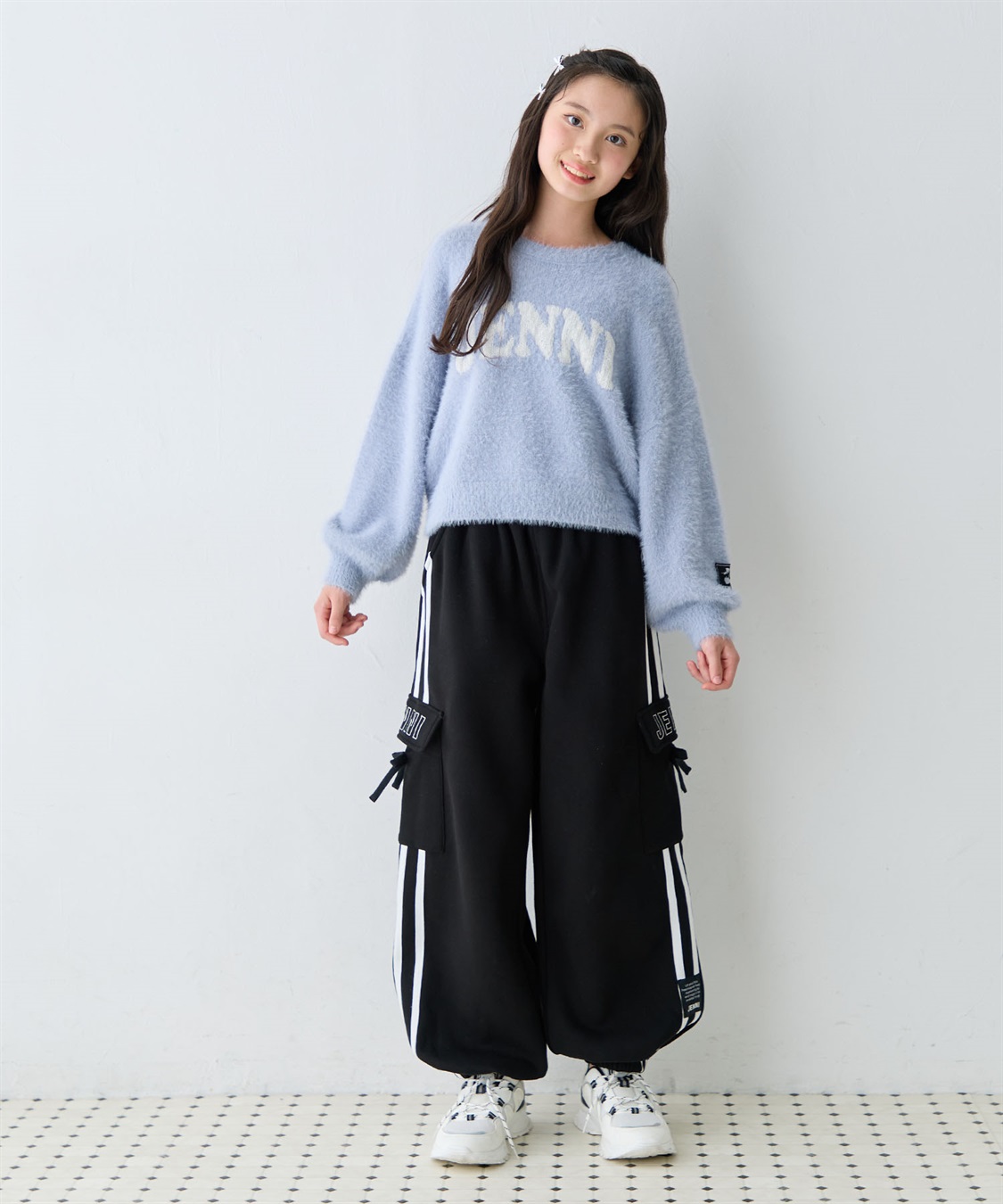 JENNI 【JENNI/ジェニィ】シャギーロゴニット_sub_8