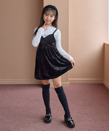 JENNI 【JENNI/ジェニィ】【9月下旬入荷】ビジュー付きキャミワンピースアンサンブル_subthumb_4