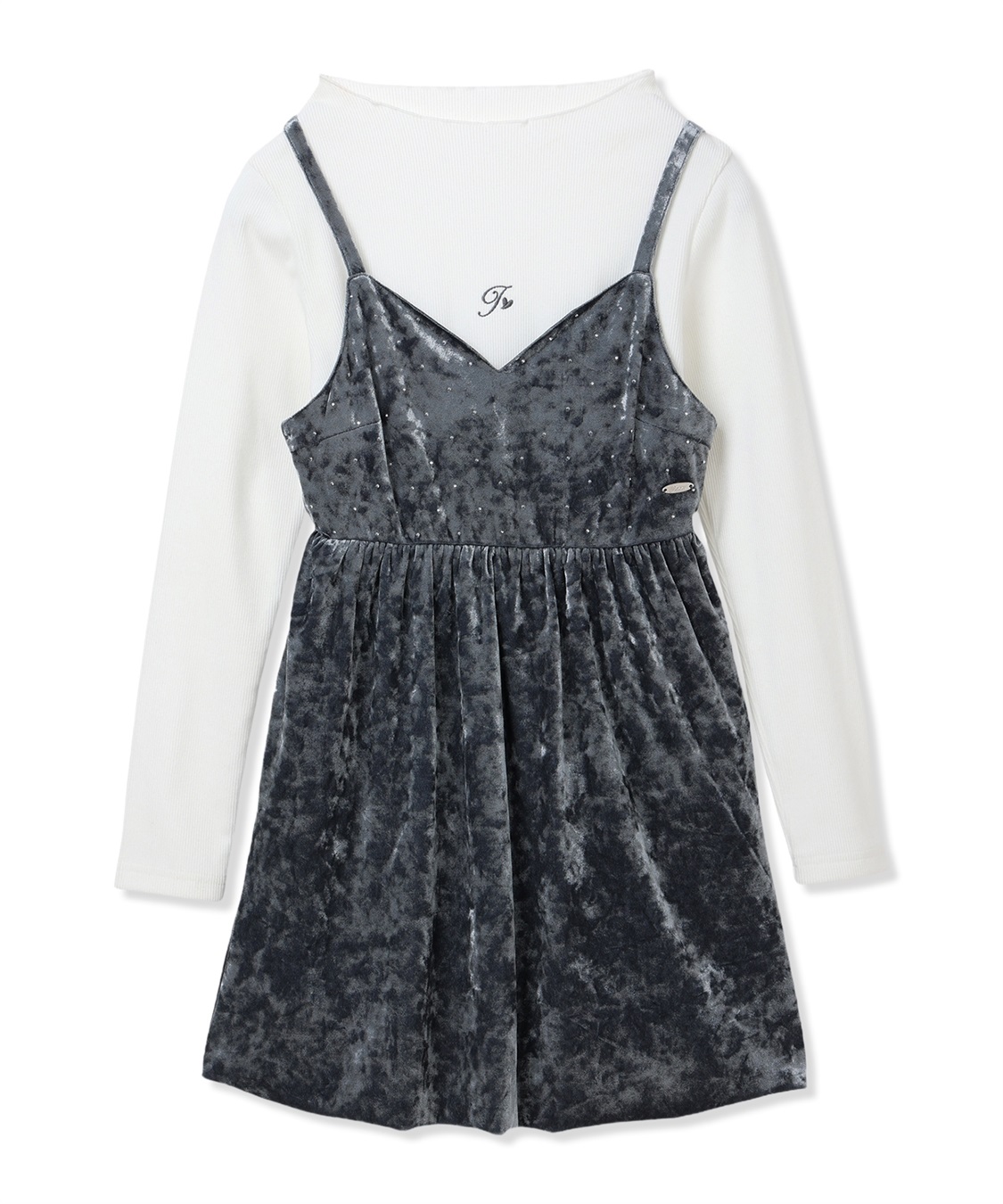 JENNI 【JENNI/ジェニィ】【9月下旬入荷】ビジュー付きキャミワンピースアンサンブル_sub_12